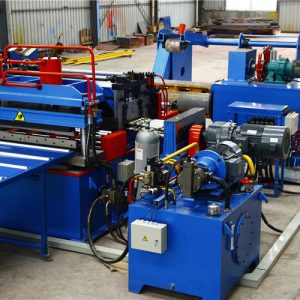 Low cost cut to length line